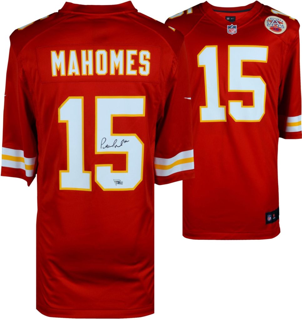 Patrick Mahomes Chiefs Signed Jersey