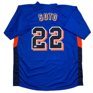 Juan Soto Hand Signed Mets Jersey