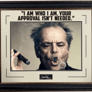 Jack Nicholson "I am who I am" Deluxe Photograph