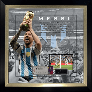 Lionel Messi Argentina World Cup Champions Replica Ticket 3D Photograph