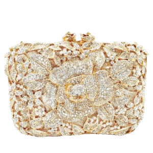 "Princess Diana" Swarovski Gold Crystal Purse