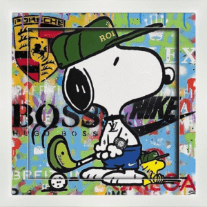 Snoopy Golfing 3D Print