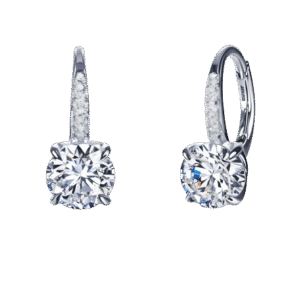 Solitaire Drop Earrings