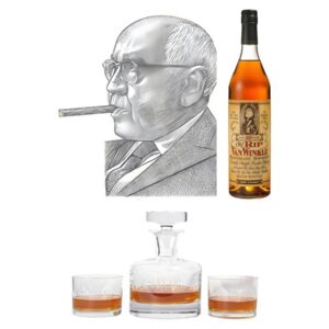Pappy Van Winkle - Old Rip Van Winkle 10 Year Bourbon & Glassware