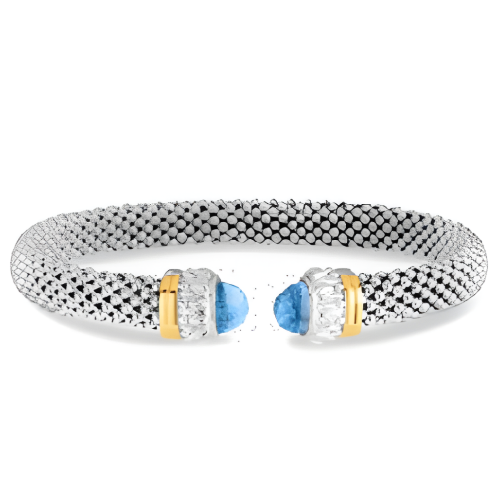 Blue Topaz Cuff