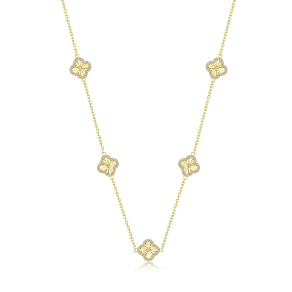 Clover Motif Necklace