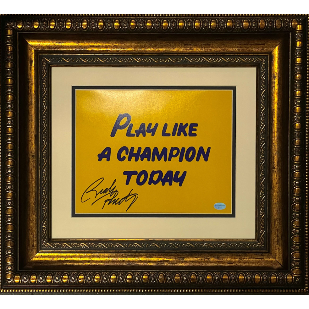 signed plaque
