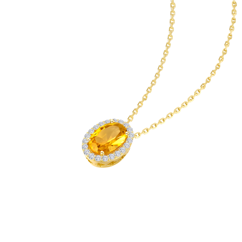 oval nano necklace