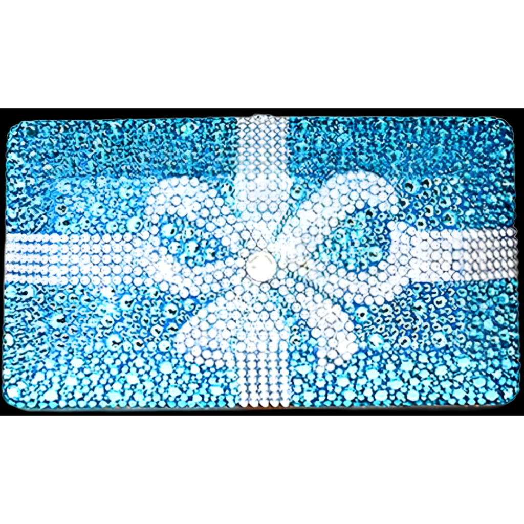 tiffany swarovski blue bag