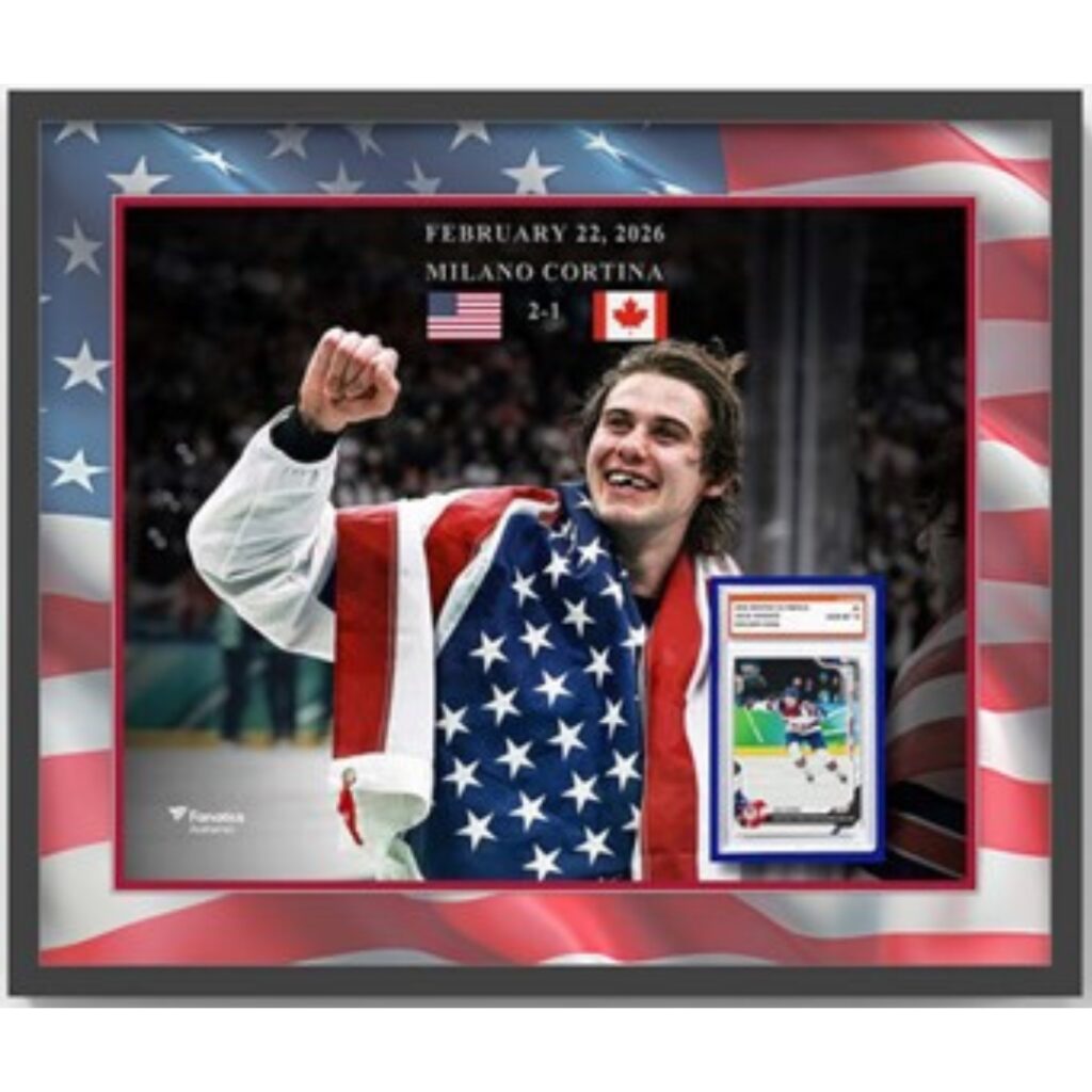 Jack Hughes Olympic Card