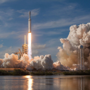 rocket taking off