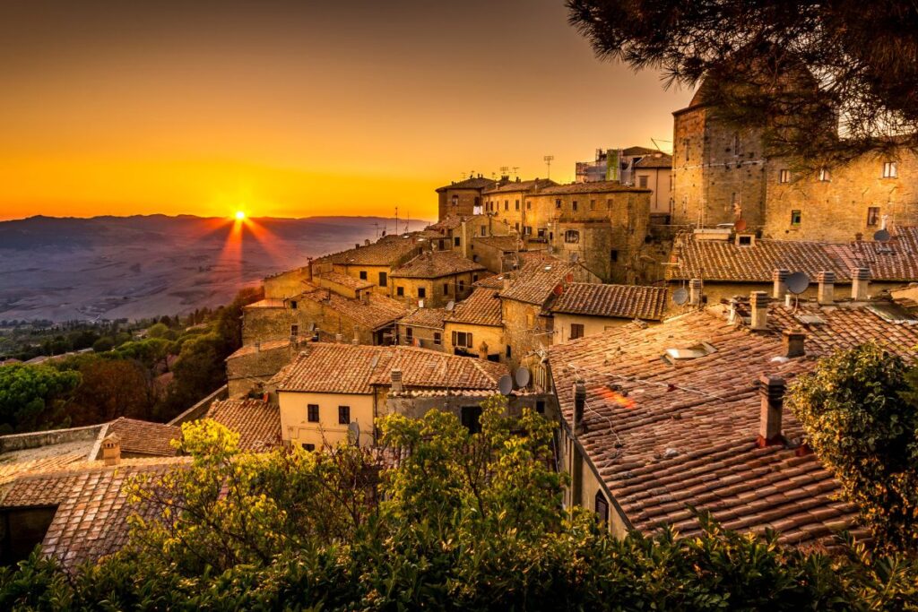 tuscany sunset