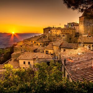 tuscany sunset