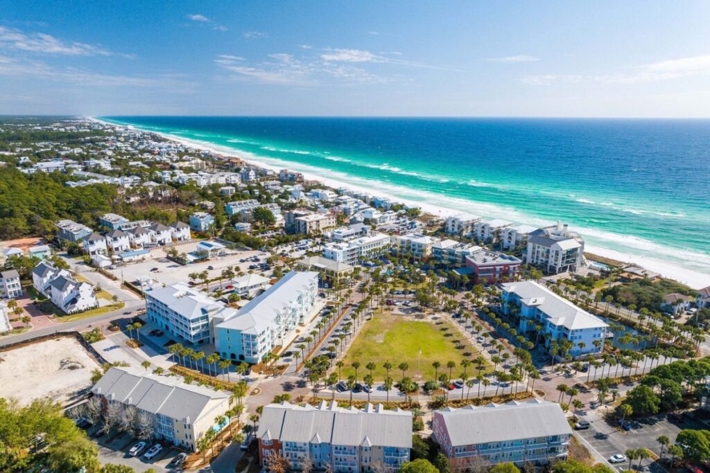 beachside town